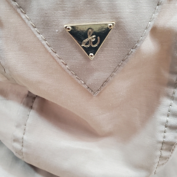 SAM EDELMAN Raincoat Trench Coat Tan Khaki Beige Size Small EUC - Picture 6 of 10